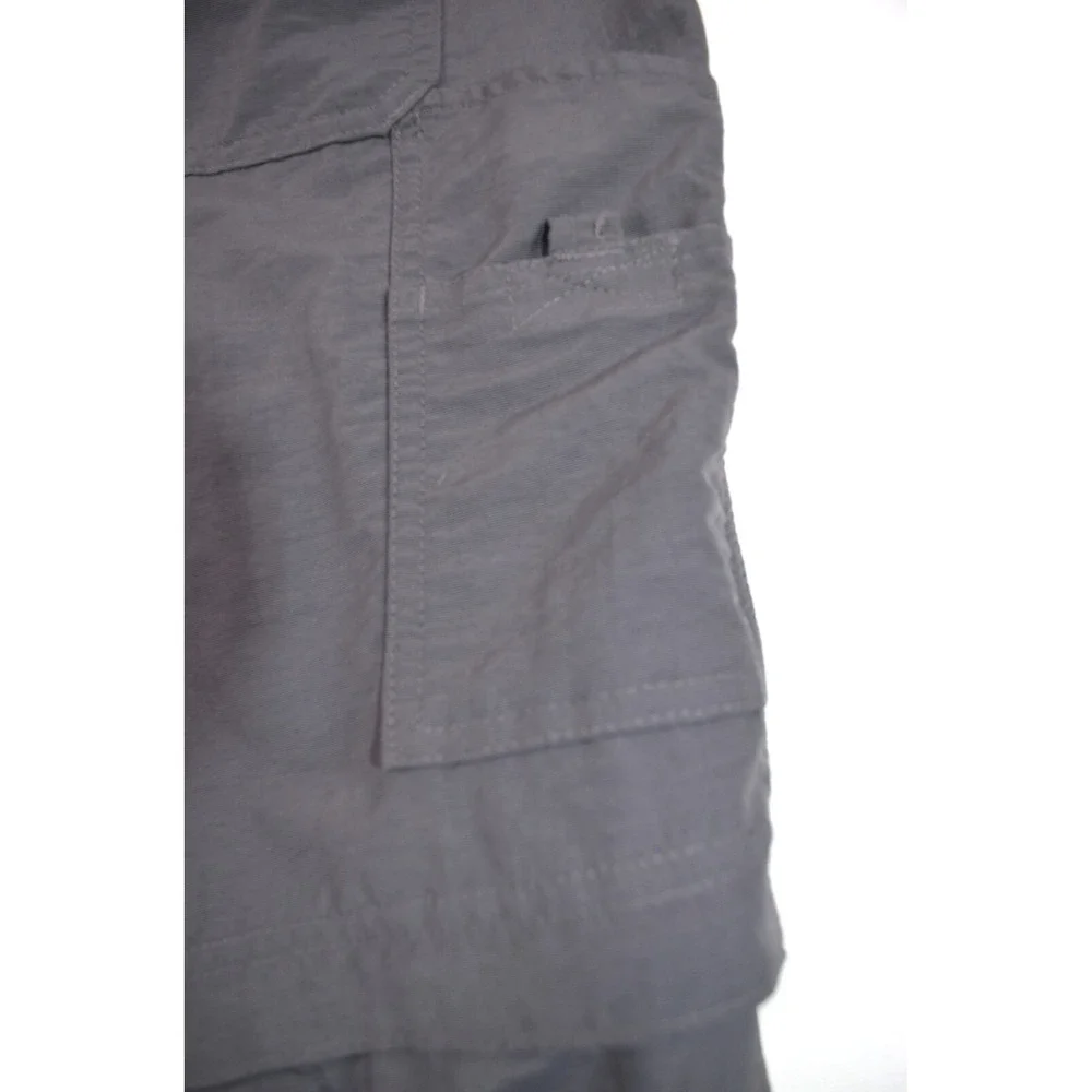 THE NORTH‎ FACE Nylon Convertible Dark Gray Cargo Hiking Pants Men's XL